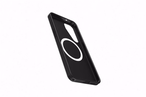 Samsung Symmetry Magnet Case dėklas, skirtas Samsung Galaxy S25+, juodas