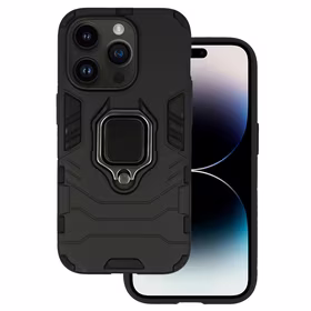 Ring Armor dėklas telefonui iPhone 14 Pro Max - juodas