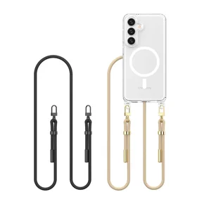 Tech-Protect FlexAir Chain MagSafe dėklas telefonui Samsung Galaxy S25 - juodas smėlinis