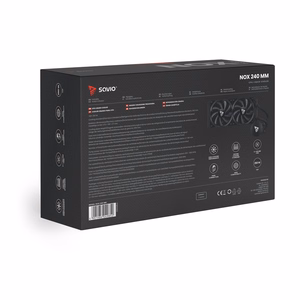 Savio NOX 240 mm procesoriaus skysčio aušinimo rinkinys 12 cm juodas 1 vnt.