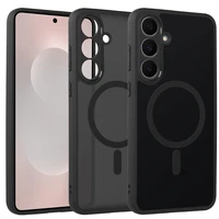 Pilnas matinis magnetinis dėklas Samsung Galaxy S25 FE juodas