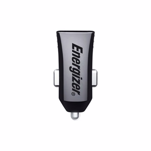 Energizer Classic D12 car charger, 2 × USB-A, 12 W / 2.4 A, black