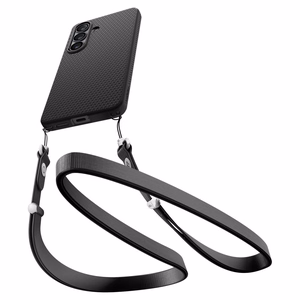 SPIGEN dėklas LIQUID AIR MAG, suderinamas su MagSafe, skirtas SAMSUNG S26, matinis, juodas