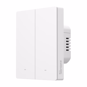 Išmanusis jutiklinis sieninis jungiklis Sonoff ZBM5-2C-80W (2 kanalai) Zigbee