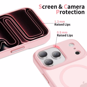 Tech-Protect MagMat MagSafe dėklas iPhone 17 Pro Max rožinis