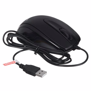 Activejet AMY-083 laidinė USB pelė (optinė; 1000 DPI; juoda)