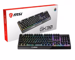 MSI Vigor GK30 žaidimų klaviatūra, juoda, US išdėstymas