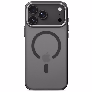 Tech-Protect MagZero MagSafe dėklas iPhone 17 Pro / 18 Pro, permatomas matinis juodas