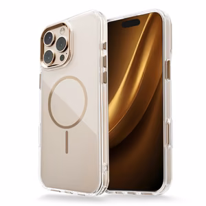 Clear Thin Mag dėklas for iPhone 17 Air 6,6" auksinis