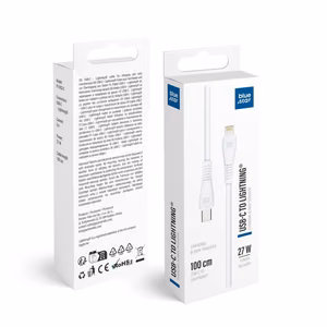 Kabelis USB C - Lightning Blue Star 3A 27W 1 m PJ-DQ2-C baltas