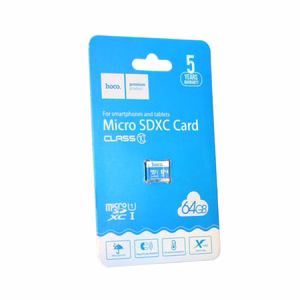 HOCO atminties kortelė microSD 64GB klasė 10