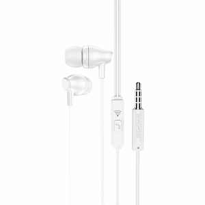 Borofone ausinės BM61 Wanderer su mikrofonu baltos