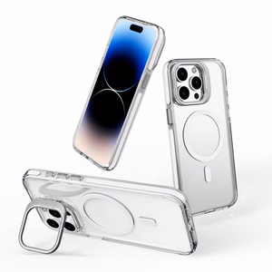 Dangtelis skirtas Samsung S26 PLUS Lens Mag Cover suderinamas su MagSafe baltas
