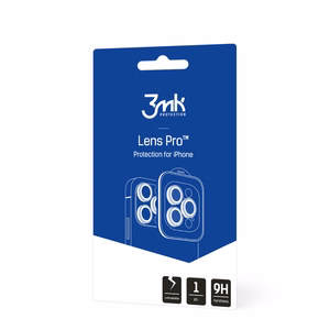 Tempered glass for camera 3mk Lens Pro Apple iPhone 15 black