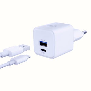 Accessories -3mk Hyper GaN Charger 20W QC4+ PD PPS USB 1A1C White EU