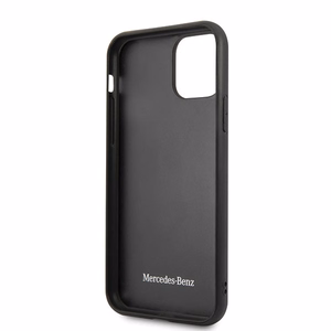 Mercedes Wood Line Rosewood dėklas iPhone 11 Pro - rudas