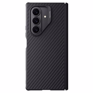 "Nillkin Synthetic Fiber Pro" magnetinis dėklas "Samsung Galaxy Z Fold 7", suderinamas su "MagSafe" - juodas