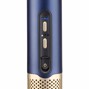 BaByliss AS6550E – 1500 W ionic hot-air styling brush, 3 heat settings, blue/gold