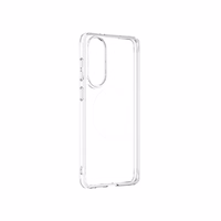 AmazingThing Minimalus Mag dėklas su magnetiniu žiedu Samsung Galaxy S25 Edge – skaidrus