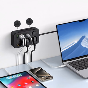 TECH-PROTECT PC3X6 ILGINTUVAS 3 USB & 3 TYPE-C & 3 LIZDŲ 200CM JUODAS