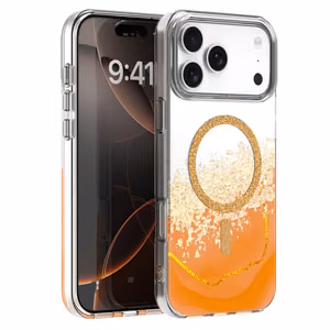 Epoxy Mag dėklas skirtas iPhone 17 Pro 6,3'' oranžinis
