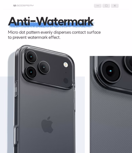 Dėklas Mercury Jelly Clear Apple iPhone 17 Pro skaidrus