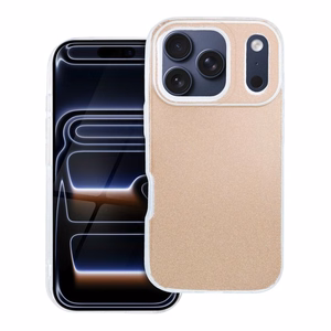 Žvilgantis dėklas telefonui IPHONE 17 Pro - auksinis