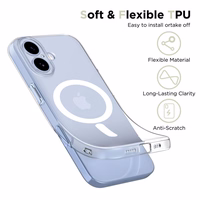 Tech-Protect FlexAir Magnetinis dėklas telefonui iPhone 17 - Skaidrus
