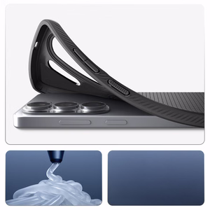 SPIGEN dėklas LIQUID AIR MAG, suderinamas su MagSafe, skirtas SAMSUNG S26 Ultra, matinis, juodas