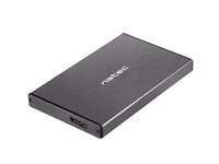 Natec RHINO GO USB 3.0 korpusas 2,5'' SATA HDD/SSD, juodas aliuminis