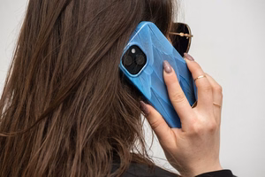 FORCELL F-PROTECT Mirage dėklas telefonui suderinamas su MagSafe IPHONE 15 Pro Max mėlynas paukštis