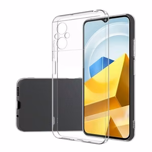 Dėklas Xiaomi Poco M5, Ultra Slim 0,5 mm galinis dėklas, skaidrus