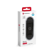 FORCELL F-ENERGY Ellipse belaidis įkroviklis 3in1 suderinamas su Apple Qi QC 15W juodas