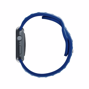42/44/45/46/49 mm Blue (big) - 3mk Silicone Watch Strap for Apple