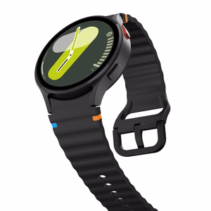 TECH-PROTECT SILICONE SPORT SAMSUNG GALAXY WATCH 4 / 5 / 5 PRO / 6 / 7 / FE JUODAS