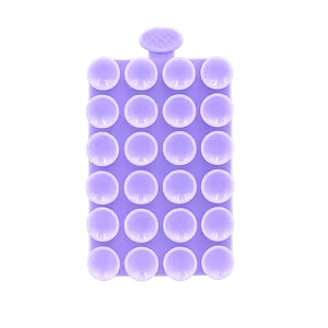 Silikoninis laikiklis su siurbtukais Setty SP-MUN-01 violetinis