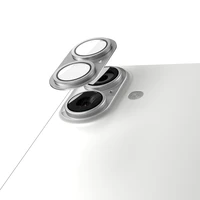 Etteri full camera lens guard for iPhone 17 silver