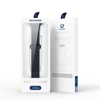 Dux Ducis dirželis (šarvuota versija) Apple Watch SE dirželis, 9, 8, 7, 6, 5, 4, 3, 2, 1 (41, 40, 38 mm) silikoninė magnetinė apyrankė mėlyna