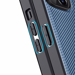 Dux Ducis Fino dėklas telefonui iPhone 14 Plus mėlynas nailoninis