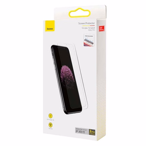 Baseus 0.3mm Pilno stiklo grūdintas stiklas (2vnt. rinkinys) iPhone XR/11 6.1 colių