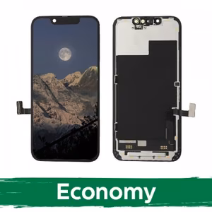 Ekranas skirtas iPhone 13 Mini juodas (INCELL / Economy) / *Removable IC* /
