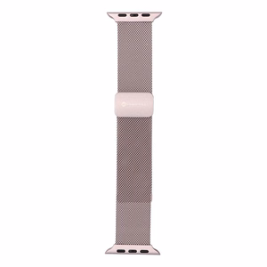 FORCELL F-DESIGN FA14 magnetinis nerūdijančio plieno dirželis APPLE laikrodžiui 42 / 44 / 45 / 49 mm rožinis