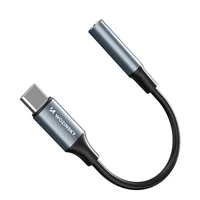 Wozinsky WACM-01 USB-C adapteris - 3.5 mm mini lizdas - juodas