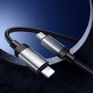 Kabelis (m) USB-C į Lightning Hoco PD 27W 1 m X117 - juodas (m)