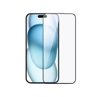 Joyroom JR-MLG0286 2.5D Anti-mėlynos šviesos + Dulkių nepraleidžiantis grūdintas stiklas su juodu rėmeliu iPhone 15 Plus/16 Plus