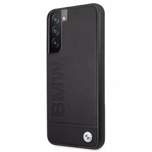 Dėklas telefonui BMW Signature Logo Imprint Samsung Galaxy S22+ - juodas