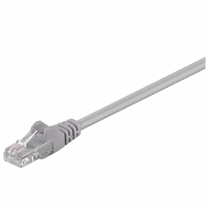 Goobay 68342 – komutacinis tinklo kabelis, CAT 5e, U/UTP, RJ45 (8P8C), pilkas
