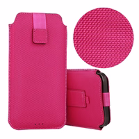 HIT Pouch Case (XL dydis) Iphone 15/15 Pro/Iphone 16/16 Pro/Samsung S24/S24 Plus/S25/S25 Plus/A53/A55 5G dizainas 2 rožinis