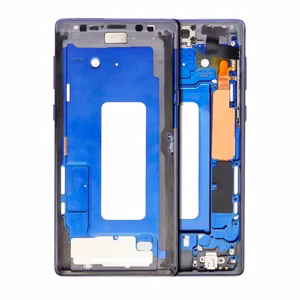 Vidurinis rėmelis Samsung N960 Note 9 (mėlynas)