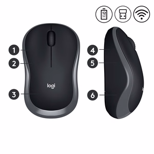 Logitech M185 pelė RF belaidė optinė.